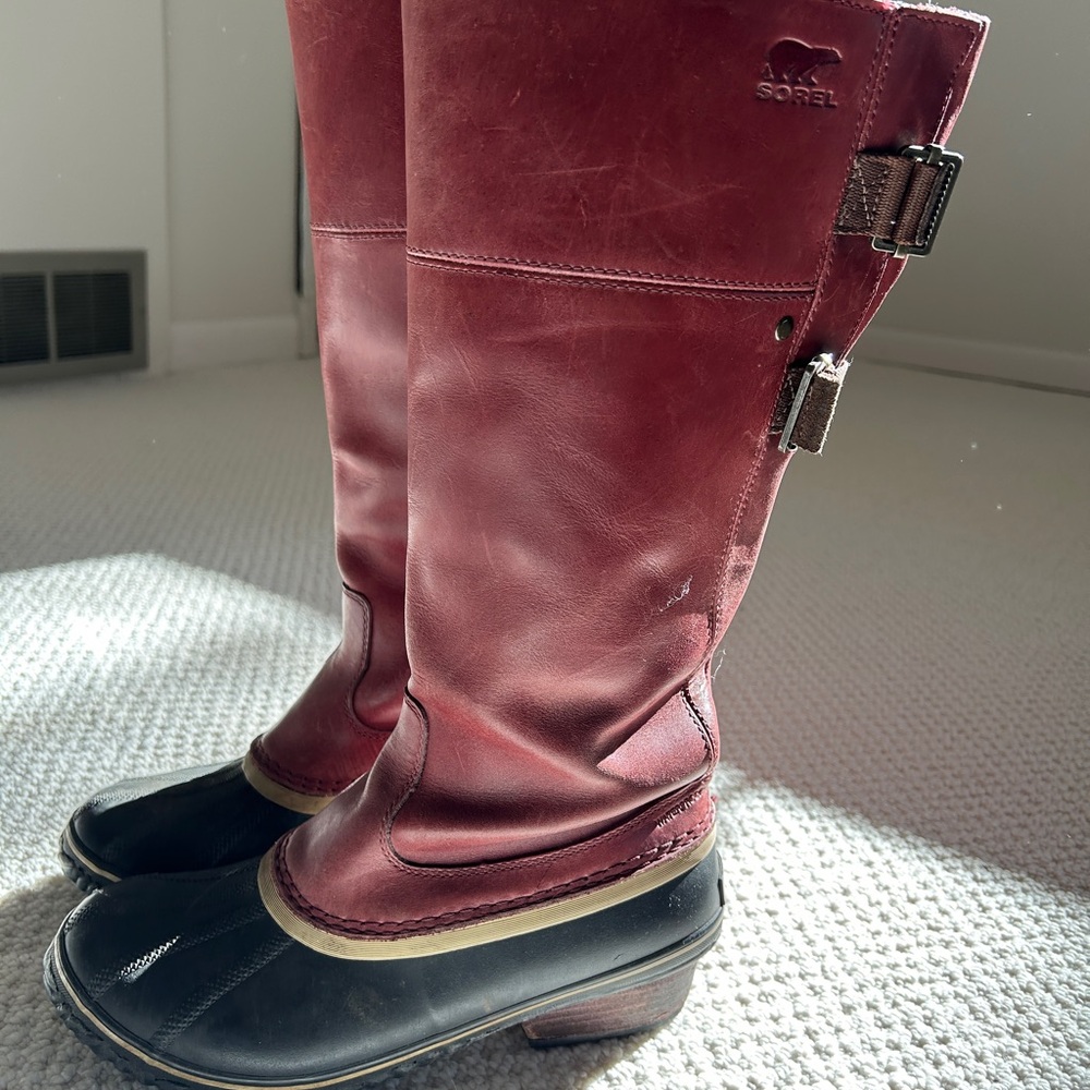 Sorel Slimpack Tall Riding Boots Winter Classic Rare!  Women’s 10 40